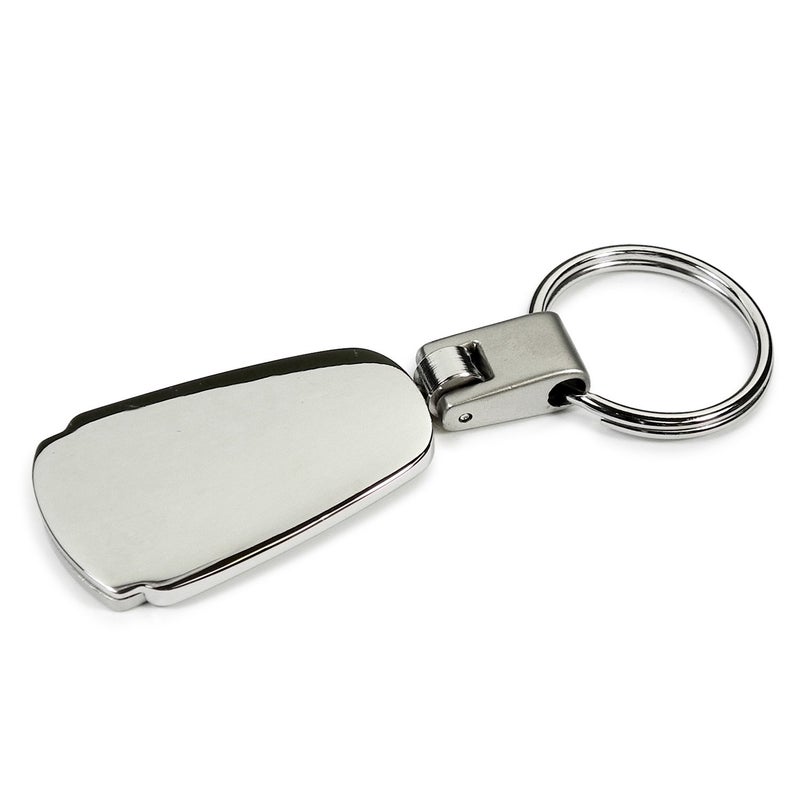 Dodge Au-tomotive Gold  INC Dodge RAM Chrome Metal Tear Drop Key Chain - Image 3